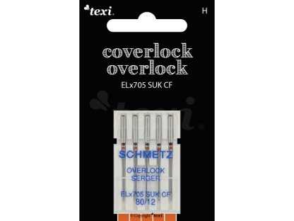 Jehly pro overlocky/coverlocky TEXI OVER/COVER ELX705 SUK CF 80