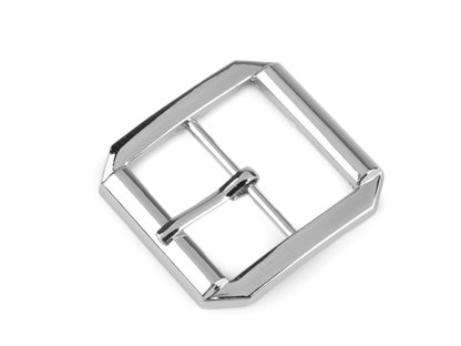 Kovová spona / přezka, průvlek 30 mm - nikl