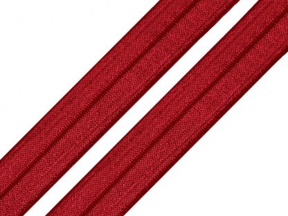 Lemovací pruženka půlená - 20 mm - vínová