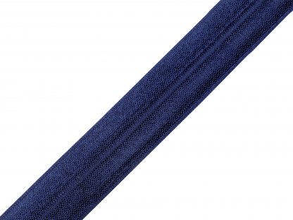 Lemovací pruženka půlená - 20 mm - tmavě modrá - 1,25 m