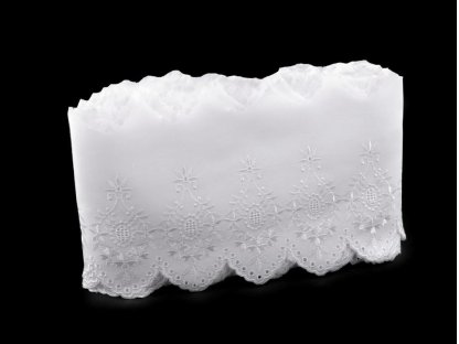 Madeira - štykování šíře 15 cm - bílá 2
