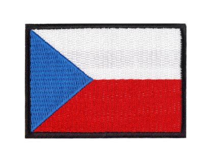 Nažehlovačka česká vlajka - velká