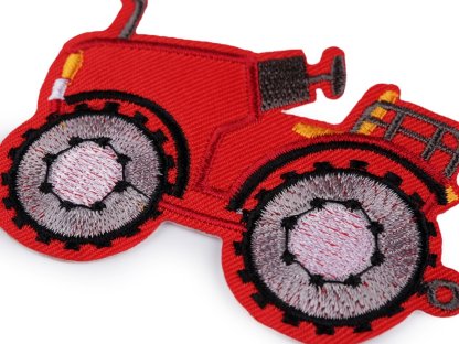 Nažehlovačka traktor - červená 2