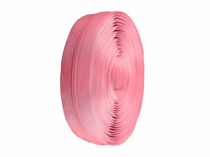 Nekonečný zip spirálový 3 mm - růžová střední