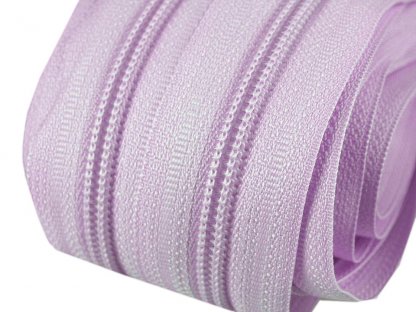 Nekonečný zip spirálový 5 mm - lila - 0,85 m