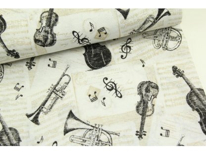 Dekorační látka - Orchestr