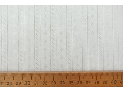 Pointoille úplet pruhy - smetanová 2