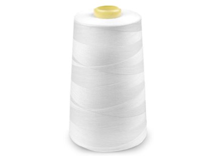 Polyesterové nitě 5000 yardů - bílá
