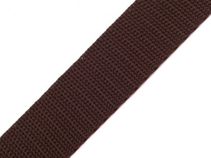 Popruh polypropylénový šíře 30 mm - tmavě hnědý