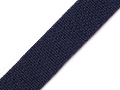Popruh polypropylénový šíře 20 mm - tmavě modrý - 2,25 m
