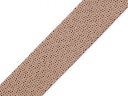 Popruh polypropylénový šíře 25 mm - sezamový - 1,4 m