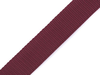 Popruh polypropylenový šíře 30 mm - světlá bordó