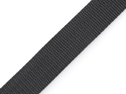Popruh polypropylenový šíře 30 mm - tmavě šedý