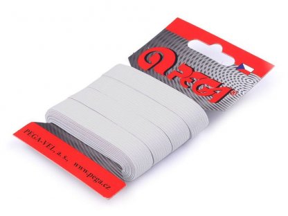 Pruženka (guma) 11 mm - bílá