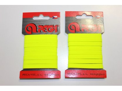 Pruženka (guma) 7 mm - žlutá neon