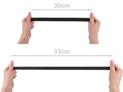 Pruženka plavková surová 20 mm - černá 2