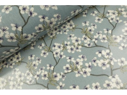 Sakura - dusty blue - lamino