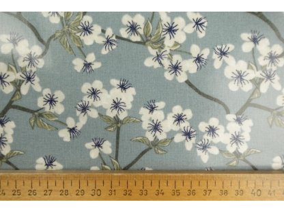 Sakura - dusty blue - lamino