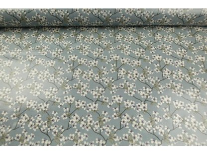 Sakura - dusty blue - lamino