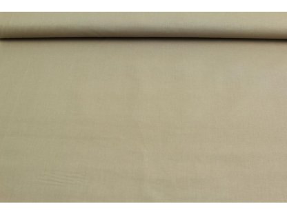 Jednobarevná bavlněná látka / plátno - taupe (124)