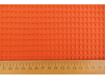 Vafle - oranžová - 0,5 m 2