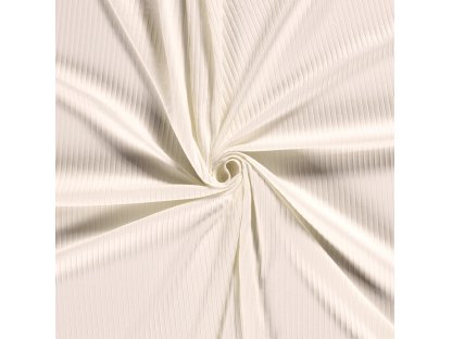 Žebrovaný úplet široký - ivory - II. jakost - 1 m