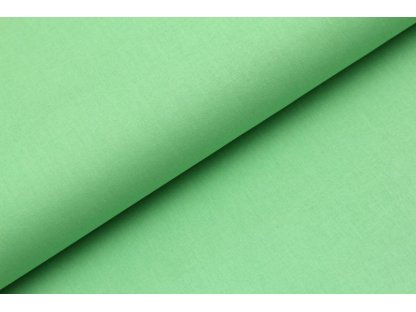 Jednobarevná bavlněná látka / plátno - zelený mentol (016)