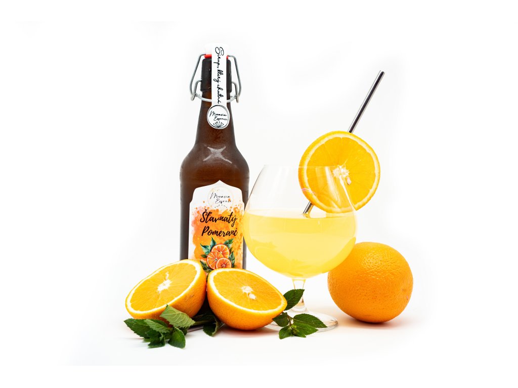 Šťavnatý pomeranč - ovocný sirup