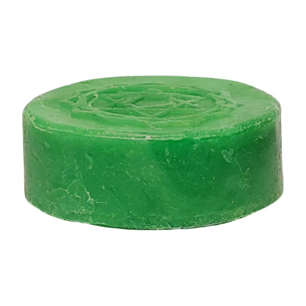 Ajurvédské mýdlo 4.ČAKRA v palmovém listu YLANG YLANG & CITRÓN 100 g