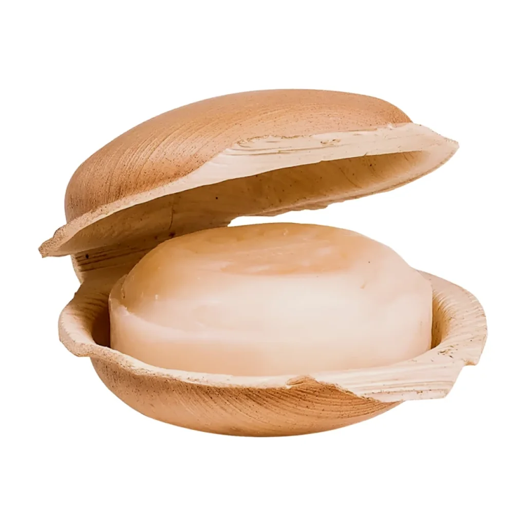 Ajurvédské mýdlo NEEM & TULSI v palmovém listu 100 g