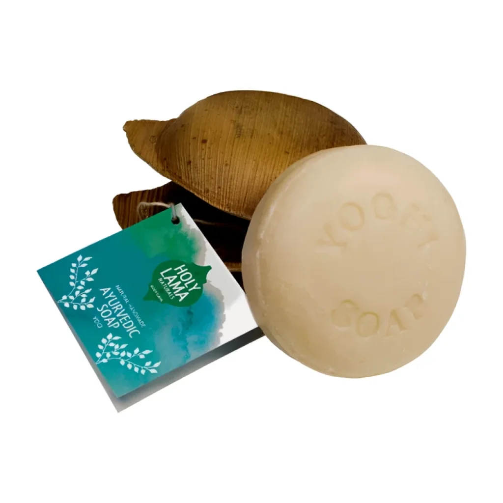 Ajurvédské mýdlo NEEM & TULSI v palmovém listu 100 g