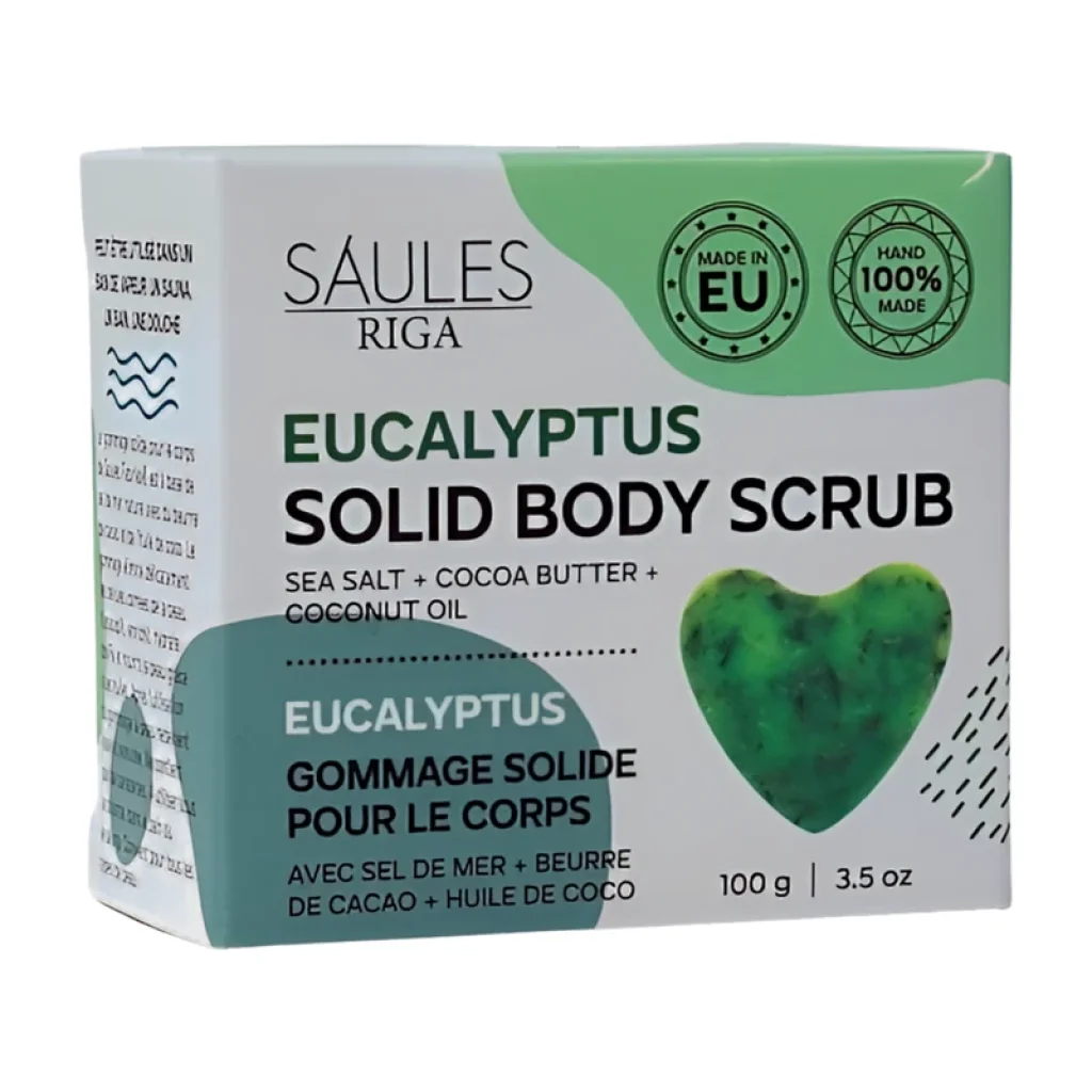 Přírodní peelingové mýdlo EUKALYPTUS 100 g