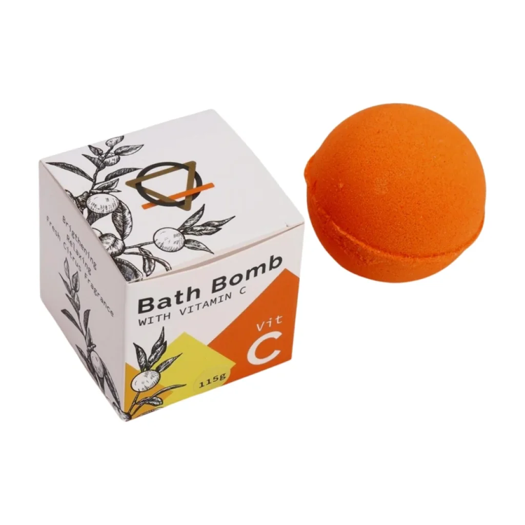 Šumivá bomba do koupele s VITAMÍNEM C a esenciálními oleji 115g