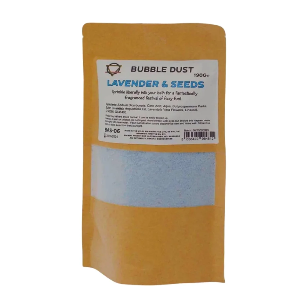 Šumivý prášek do koupele LEVANDULE 190 g