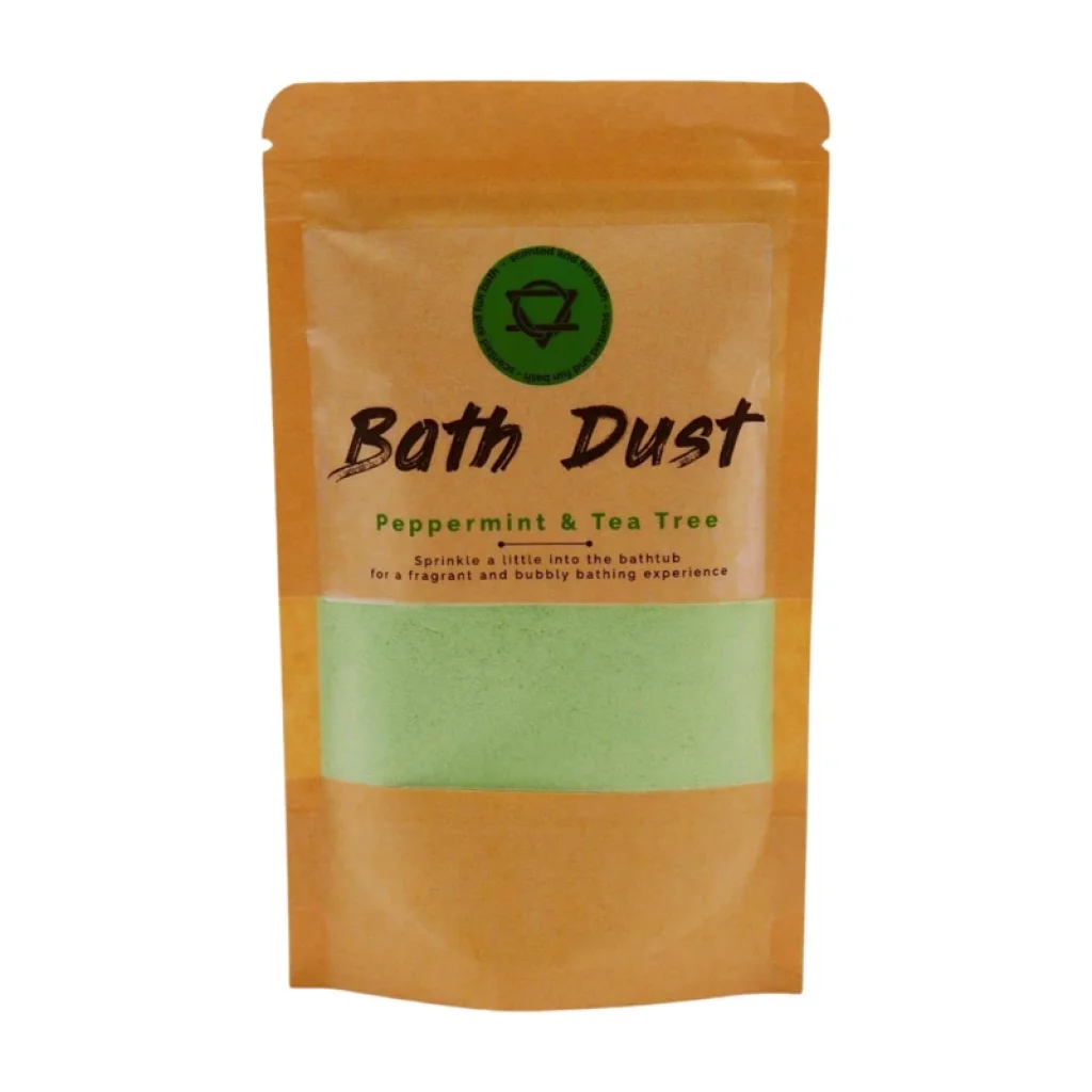 Šumivý prášek do koupele MÁTA & TEA TREE 190 g