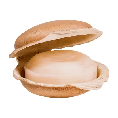 Ajurvédské mýdlo NEEM & TULSI v palmovém listu 100 g