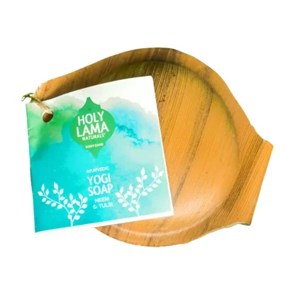Ajurvédské mýdlo NEEM & TULSI v palmovém listu 100 g