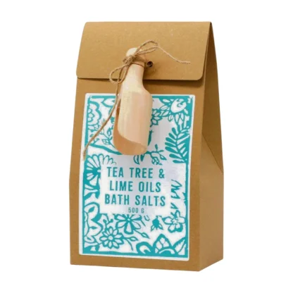 Dárková aromaterapeutická sůl Agnes & Cat TEA TREE LIMETKA 500 g