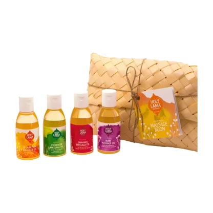 Dárková sada ajurvédských MASÁŽNÍCH OLEJŮ 4x30 ml