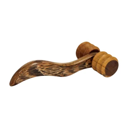 Dřevěný masážní váleček TROJITÉ VÁLEČKY 19 cm