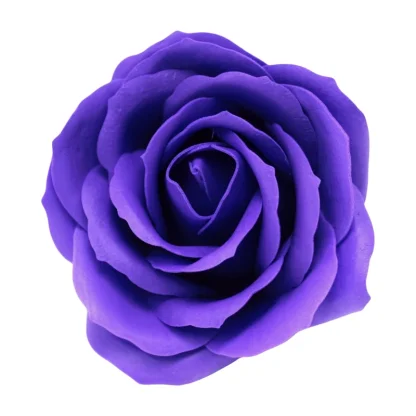 Mýdlový květ velký FIALOVÁ RŮŽE DIY 7 cm