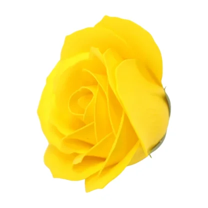 Mýdlový květ velký ŽLUTÁ RŮŽE DIY 7 cm