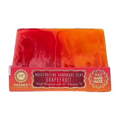 Přírodní ručně vyráběné krájené mýdlo GRAPEFRUIT 80 g