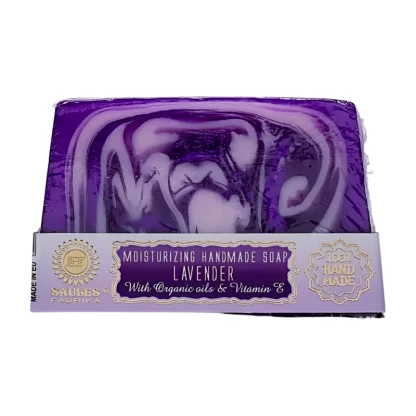 Přírodní ručně vyráběné krájené mýdlo LEVANDULE 80 g