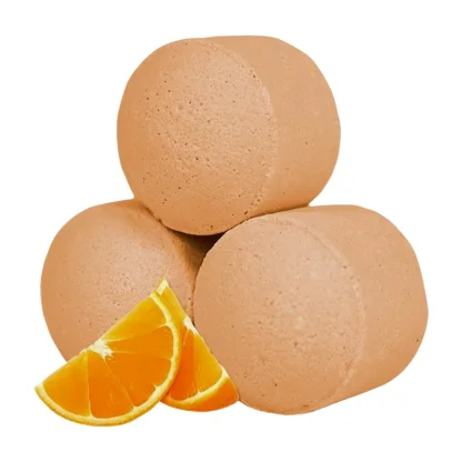 Šumivé kuličky - mini bomby do koupele POMERANČ 200 g