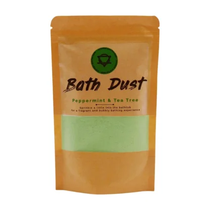 Šumivý prášek do koupele MÁTA & TEA TREE 190 g