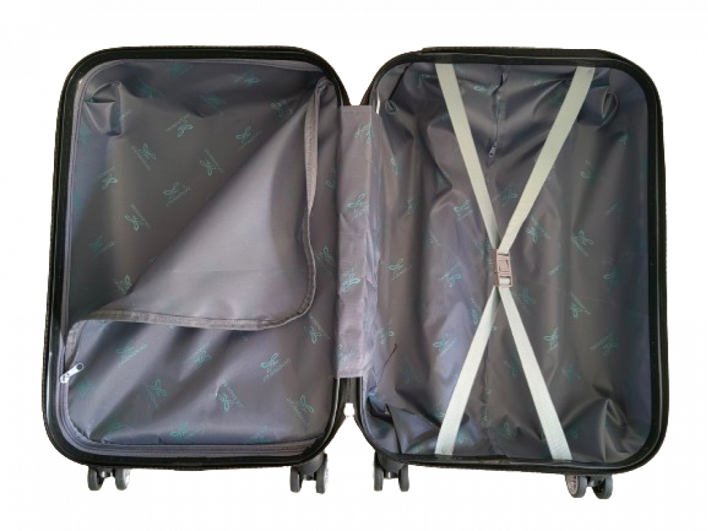 Cestovní kufr Candy palubní 55x34x20cm, fialový