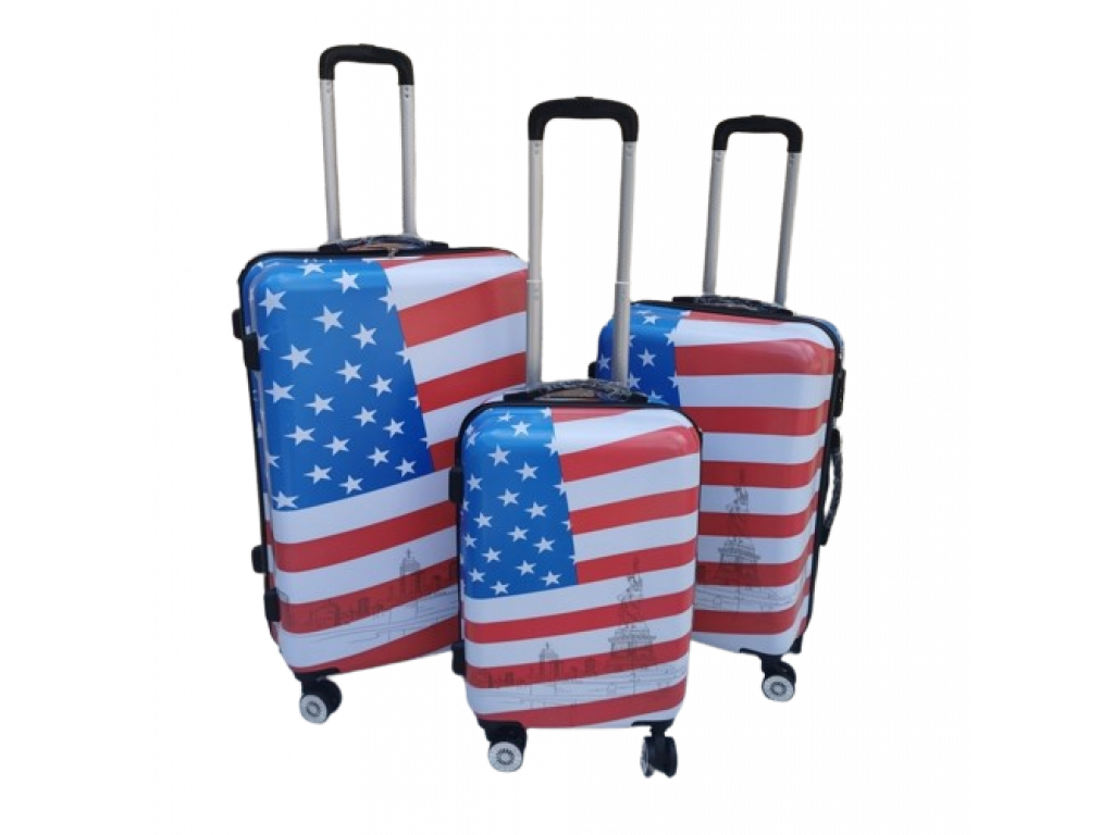 Cestovní kufry sada 3ks USA