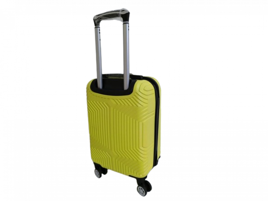 Cestovní skořepinový palubní kufr žlutý A40