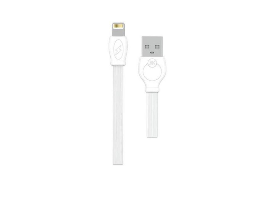 Datový kabel pro iPhone 3m WK Design WDC-023 Bílý